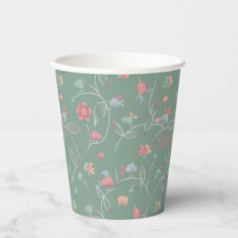 Birdie Green Paper Cups für ein schönes Party Pappbecher