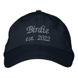 Birdie Hat - Baby Blue Stitching Bestickte Baseballkappe
