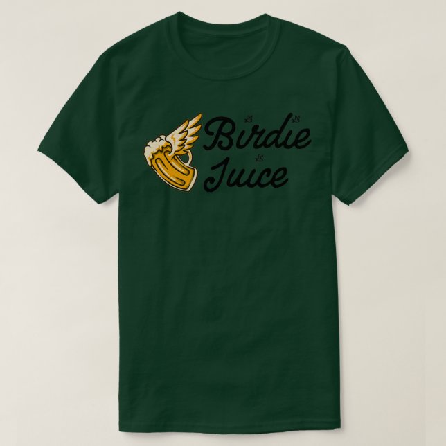 Birdie Juice Funny Golf 1 T-Shirt (Design vorne)