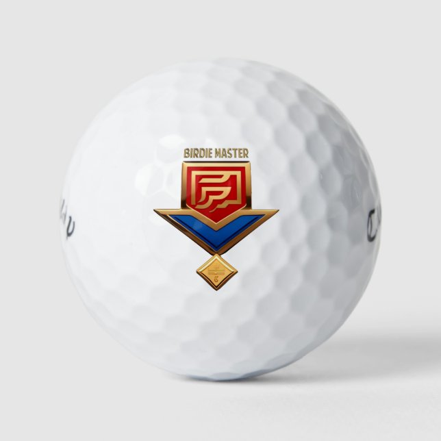 Birdie Master Callaway Warbird Golf Balls Golfball (Vorderseite)