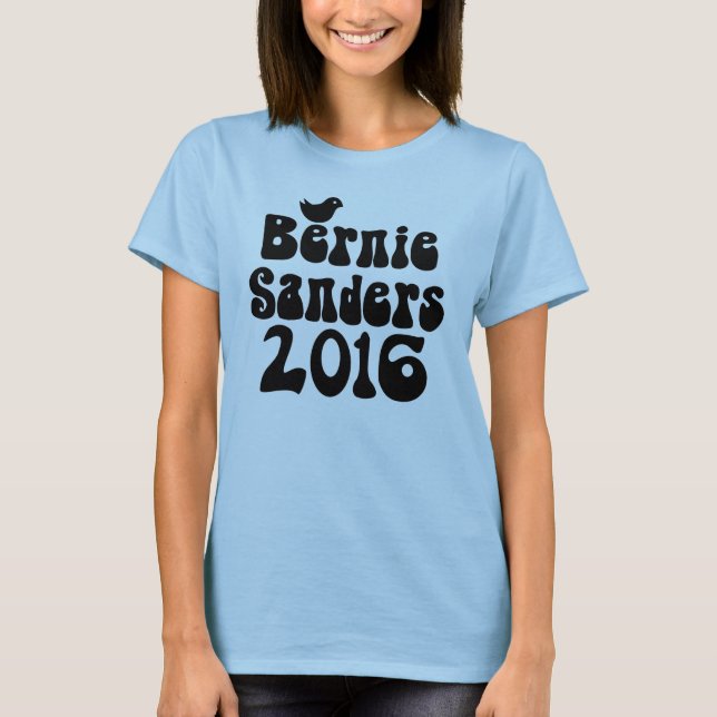 Birdie-Sandpapierschleifmaschine-Bernie-gefärbte T-Shirt (Vorderseite)