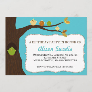 Birdies Geburtstagsparty Einladung