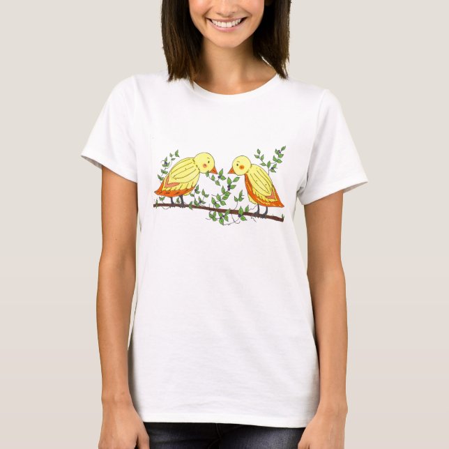 Birdies Up in Tree T-Shirt (Vorderseite)