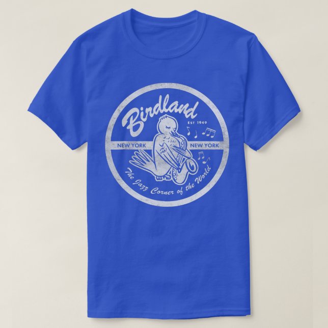 Birdlands Vintag Jazz Club T-Shirt (Design vorne)