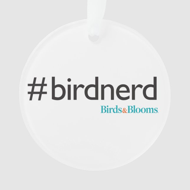 #BirdNerd Ornament (Vorderseite)
