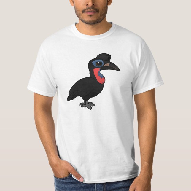 Birdorable abyssinischer GrundHornbill T-Shirt (Vorderseite)