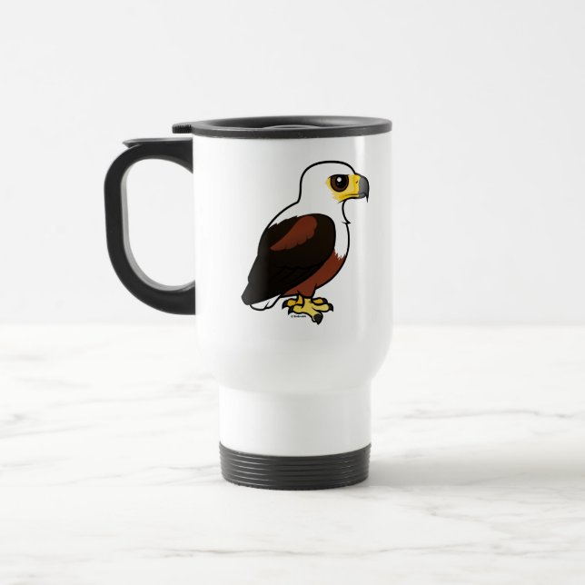 Birdorable Afrikaner Fisch-Eagle Reisebecher (Links)