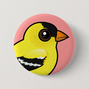 Birdorable American Goldfinch Button