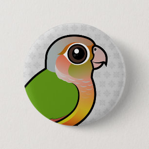 Birdorable Ananas Grünes-cheeked Conure Button