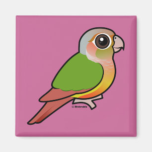 Birdorable Ananas Grünes-cheeked Conure Magnet