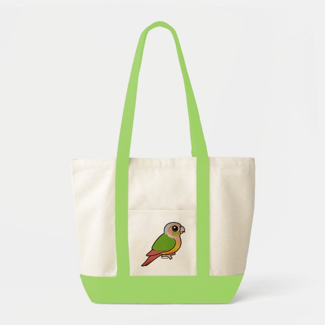 Birdorable Ananas Grünes-cheeked Conure Tragetasche (Vorne)