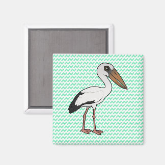 Birdorable Asian Openbill Magnet