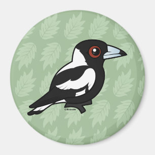 Birdorable Australian Magpie Magnet