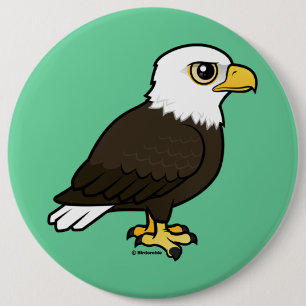 Birdorable Bald Eagle Button