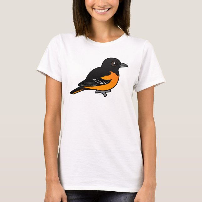 Birdorable Baltimore Oriole T-Shirt (Vorderseite)