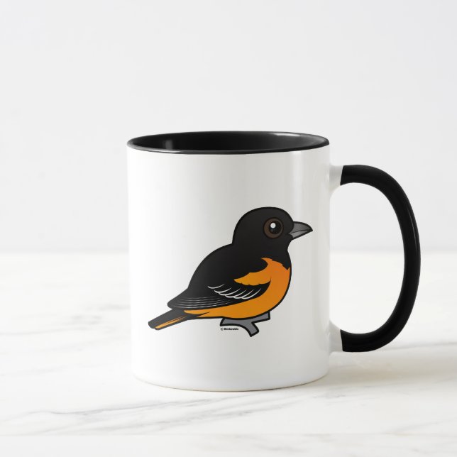 Birdorable Baltimore Oriole Tasse (Rechts)