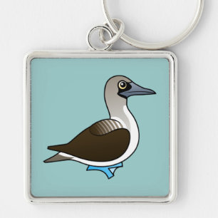 Birdorable Blau-füßiger Dummkopf Schlüsselanhänger