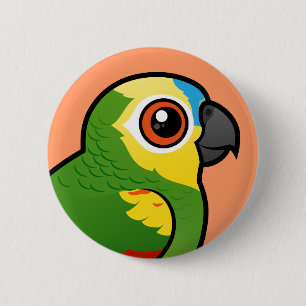 Birdorable Blau-konfrontierte Papageien Button