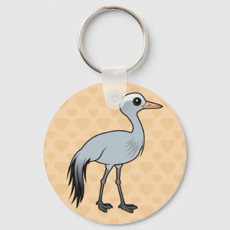 Birdorable Blue Crane Schlüsselanhänger