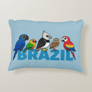 Birdorable Brasilien Dekokissen