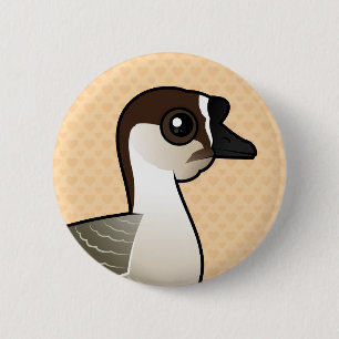 Birdorable chinesische Gans Button