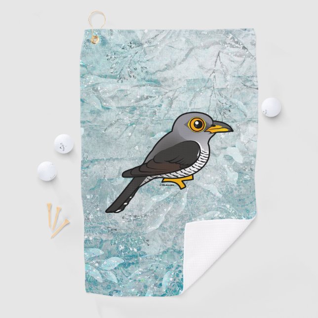 Birdorable Common Cuckoo Golfhandtuch (Insitu)