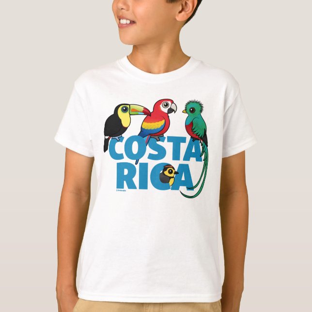 Birdorable Costa Rica T-Shirt (Vorderseite)