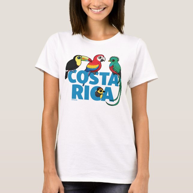Birdorable Costa Rica T-Shirt (Vorderseite)