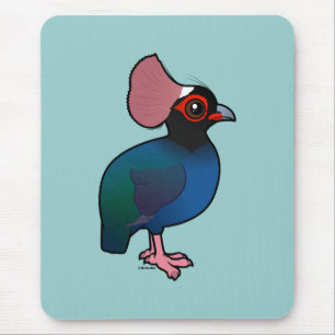 Birdorable Crested Rebhuhn Mousepad