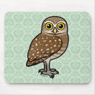 Birdorable, das Eule gräbt Mousepad