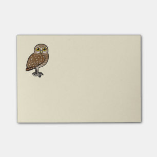 Birdorable, das Eule gräbt Post-it Klebezettel
