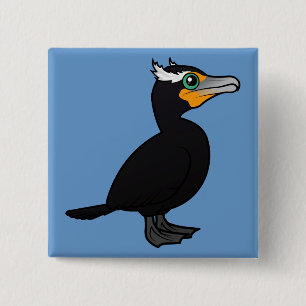 Birdorable Doppelkreuz Button