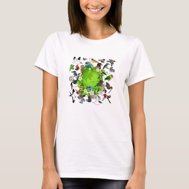 Birdorable Earth Day T-Shirt (Vorderseite)