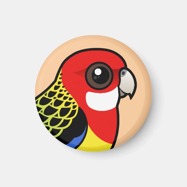 Birdorable Eastern Rosella Magnet (Vorne)