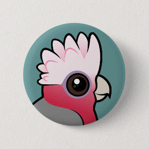 Birdorable Galah Button