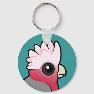 Birdorable Galah Schlüsselanhänger