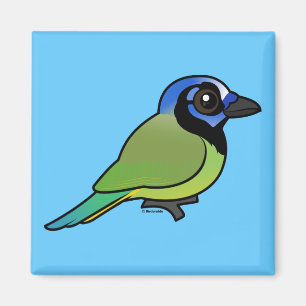 Birdorable grünes Jay Magnet