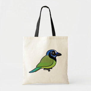 Birdorable grünes Jay Tragetasche