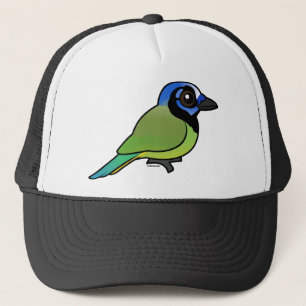 Birdorable grünes Jay Truckerkappe