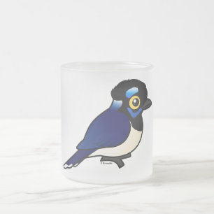 Birdorable Jay Plüsch-mit Haube Mattglastasse