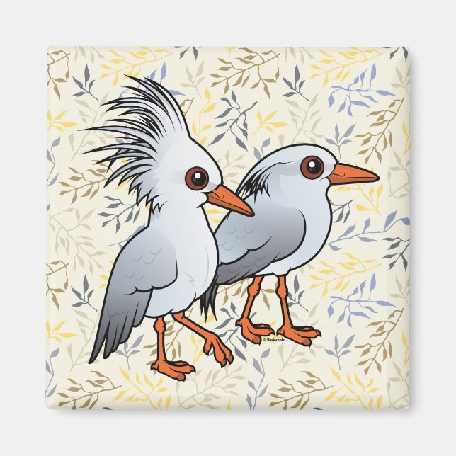 Birdorable Kagu Pair Magnet (Vorne)
