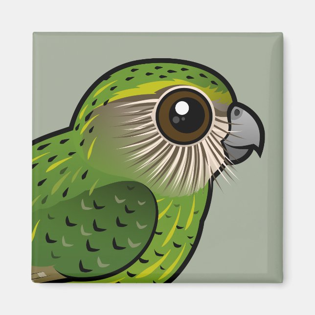 Birdorable Kakapo Magnet (Vorne)