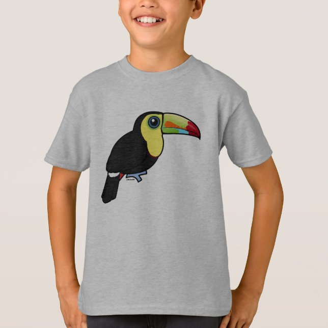 Birdorable Keel-schnabel Toucan T-Shirt (Vorderseite)