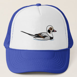 Birdorable Lang-band Ente an Truckerkappe