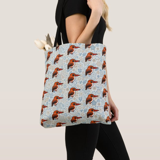 Birdorable Madagaskar-Zwerg-Eisvogel Tasche (Von Nahem)
