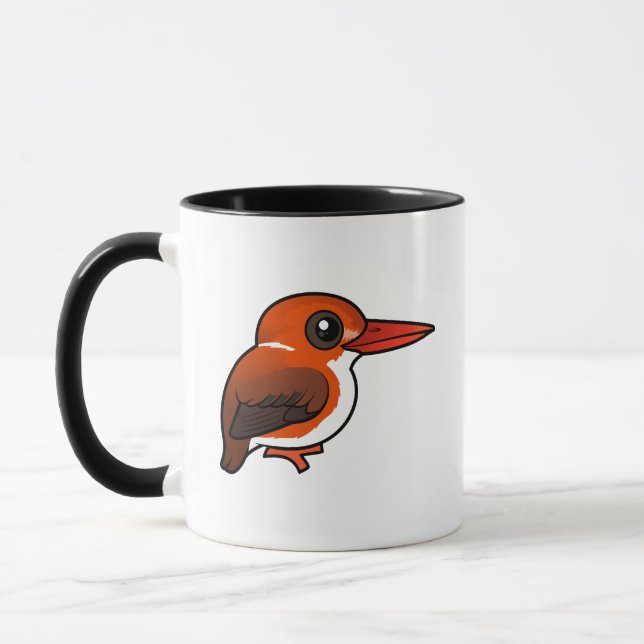 Birdorable Madagaskar-Zwergfischer Tasse (Links)