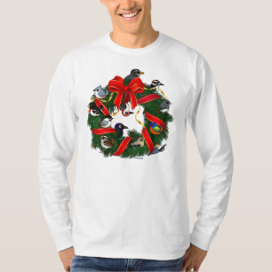 Birdorable NA Backyard Birds Weihnachtsschaden T-Shirt