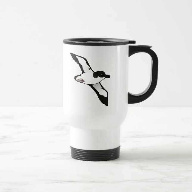Birdorable Newells Sturmtaucherflug Reisebecher (Rechts)