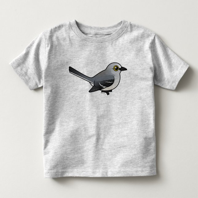 Birdorable Nordspottdrossel Kleinkind T-shirt (Vorderseite)