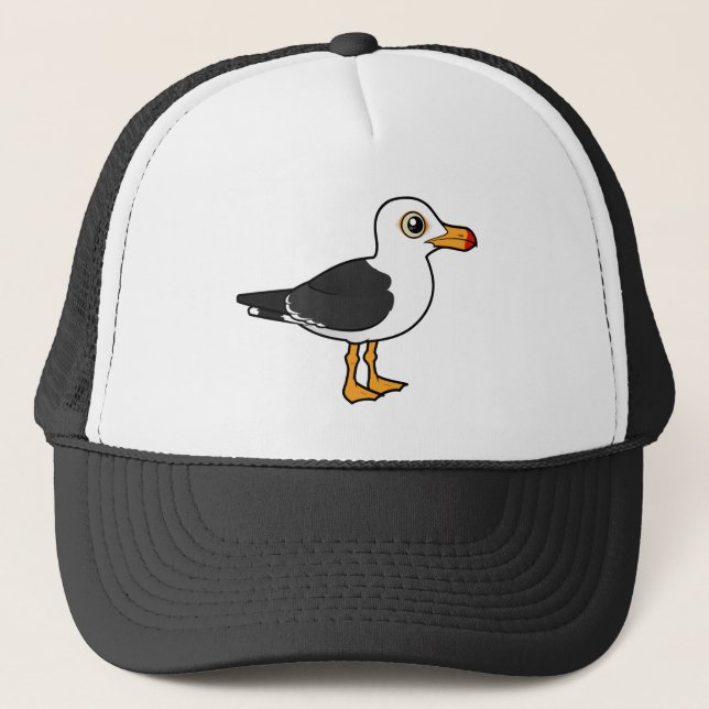Birdorable Pacific Gull Truckerkappe (Vorderseite)